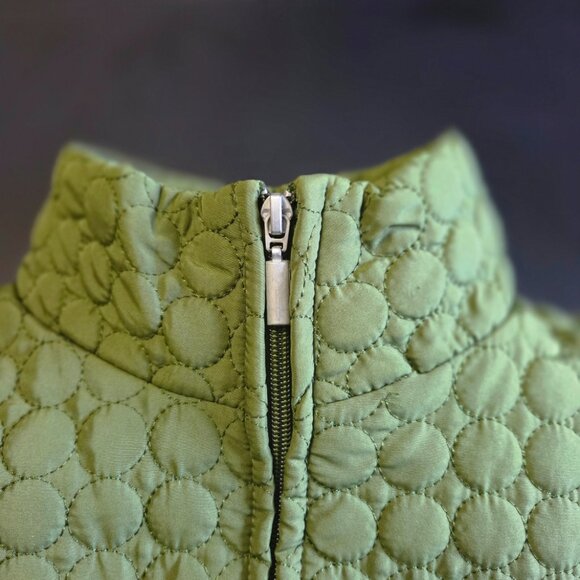 Great Northwest Indigo Quilted Olive Green Vest with Pockets Size 1X - Picture 4 of 8